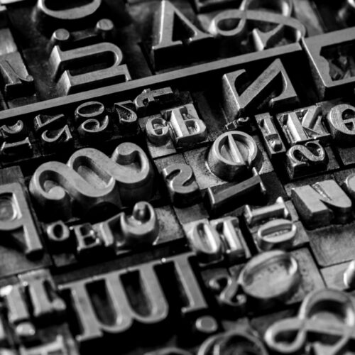 Metal,Letterpress,Types